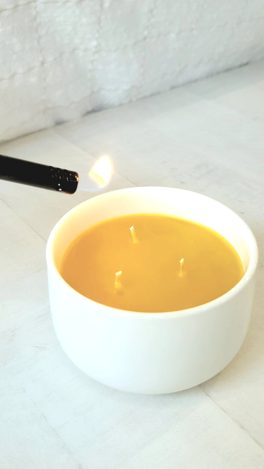 Candle - 100% pure organic beeswax